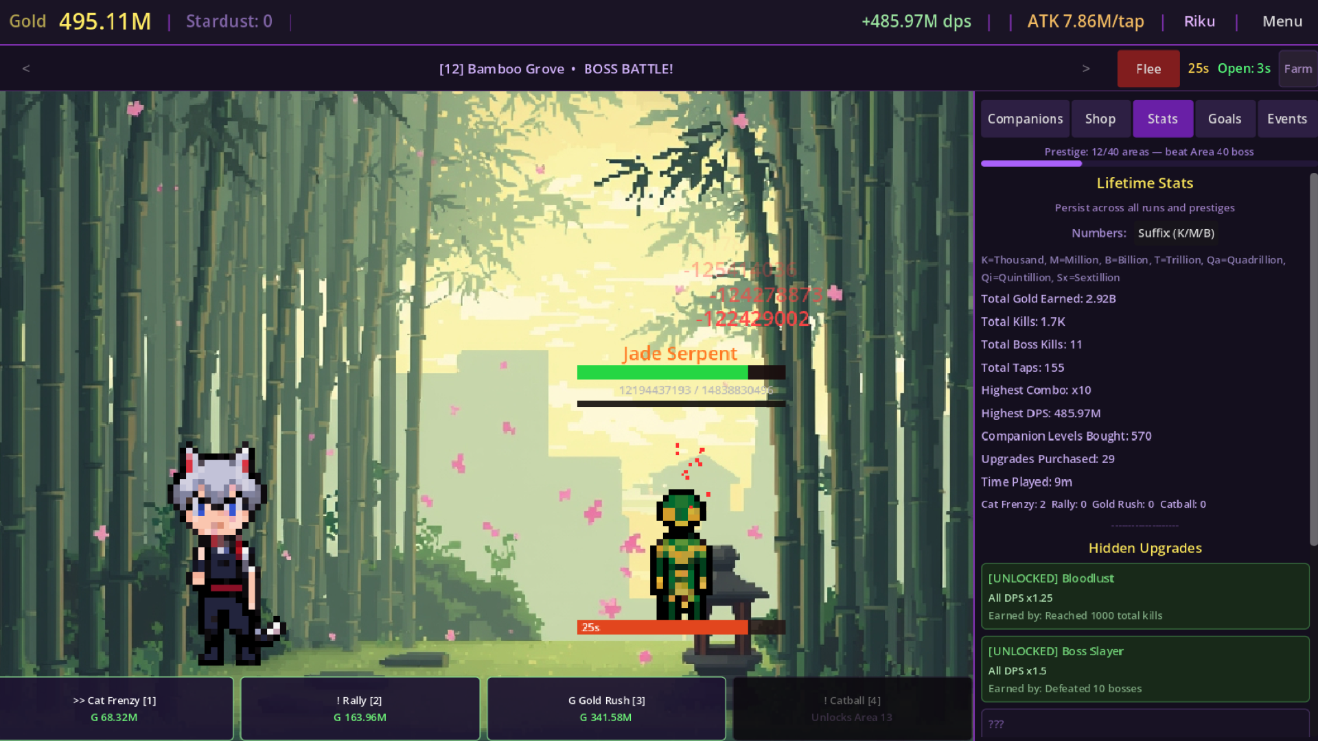 CatBun Idle gameplay